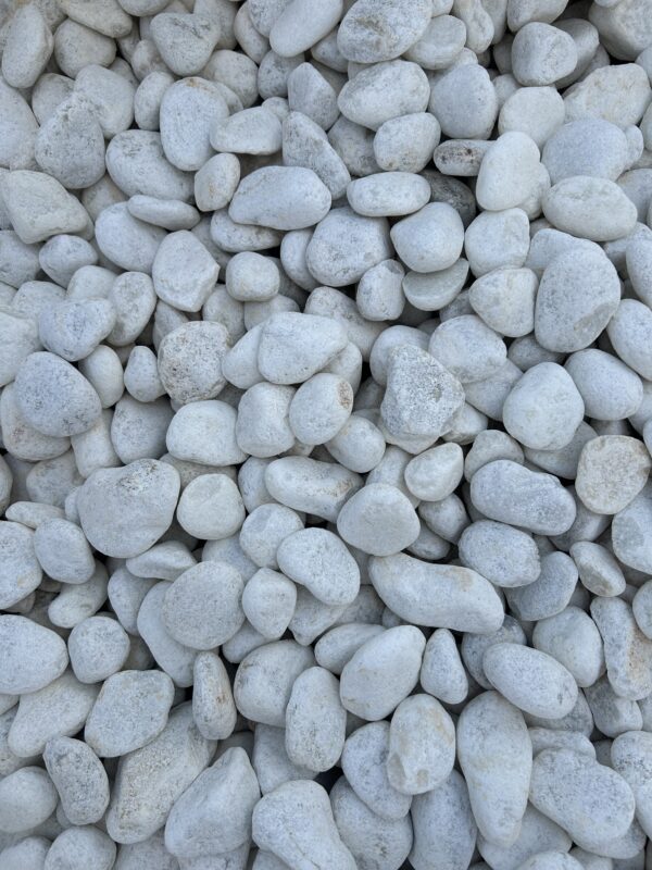 Galet blanc roulé 25/40